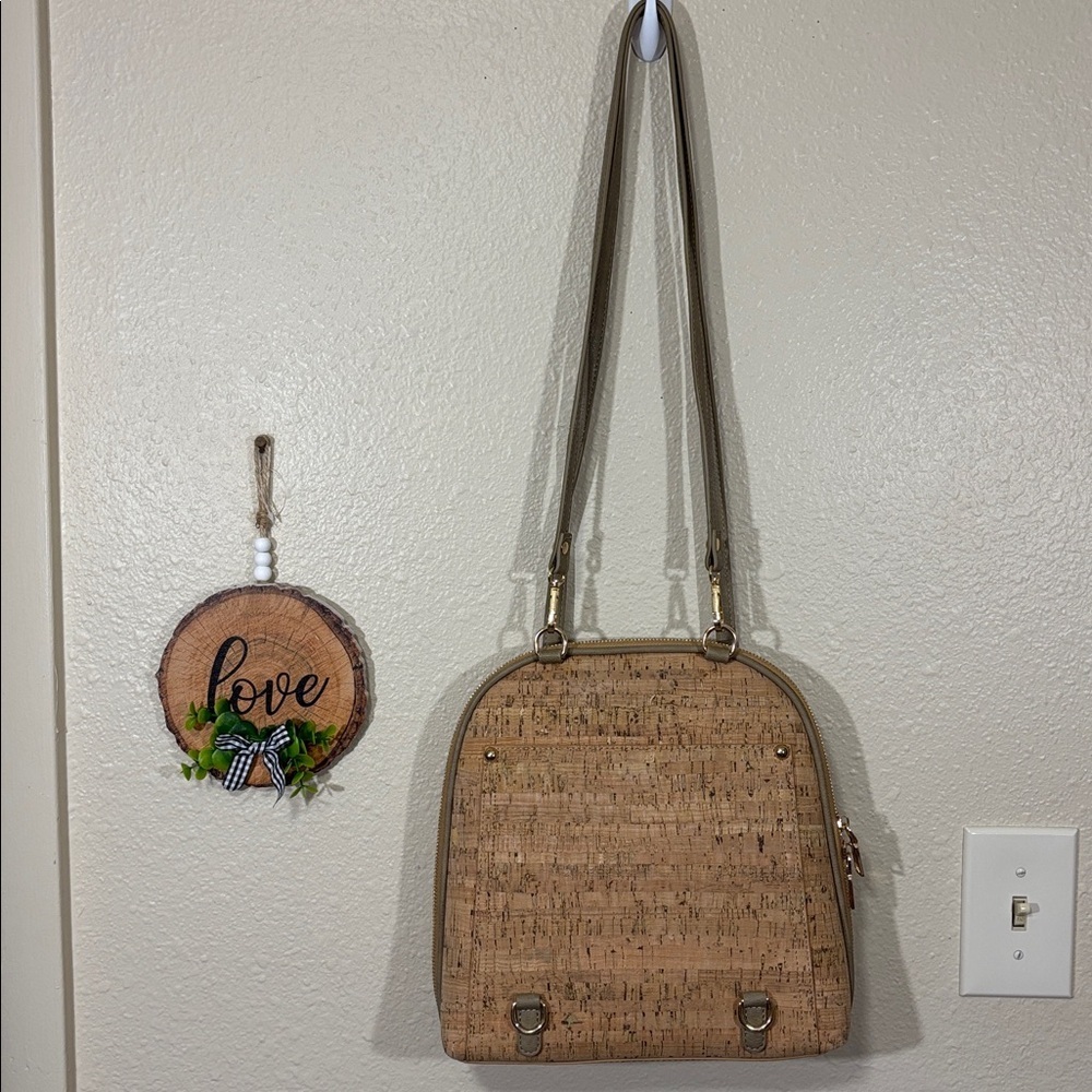 Miztique Daisy Cork Convertible Backpack Purse - Picture 3 of 8
